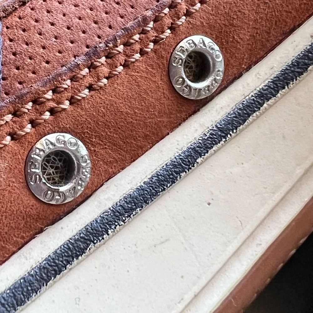 Sebago Leather Boat Triton Three-Eye Brown - Dark Brown Shoes 7000GF0-983
